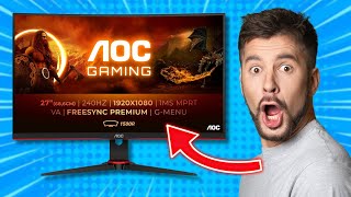 AOC C27G2ZEBK Test  VA 240Hz 05ms 1080p [upl. by Deland]