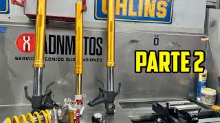 SUSPENSIONES de COMPETICION parte 2🔥 Amortiguador TTX ohlins suspensiones yamaha [upl. by Reddin]