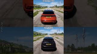 Forza Horizon 5  Lynk amp Co 02 Hatchback 2022 vs Ford Fiesta ST 2023 Aerodromo Drag Race Stock [upl. by Howlyn]