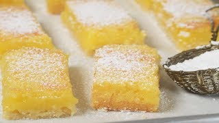 Lemon Shortbread Bars Recipe Demonstration  Joyofbakingcom [upl. by Leeann860]