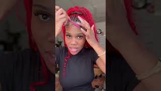 Beginner friendly edges tutorial  relaxed hair gang [upl. by Vally]