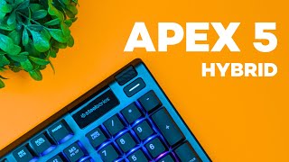 Steelseries Apex 5 Hybrid Gaming Keyboard Review [upl. by Aetnahs69]