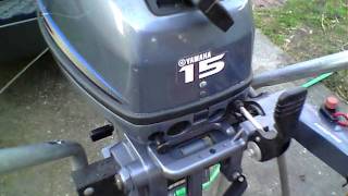 Yamaha 15 HP Outboard  2 Stroke [upl. by Fiel]