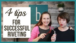 Tips for Riveting Metal Jewelry  From Beaducation Live Episode 33 [upl. by Warfeld]