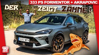 NEUER Cupra Formentor VZ 333  Ich fahre das 333 PS TopModell mit Akrapovic Anlage [upl. by Lirrehs934]