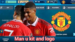 DLS 24  How to Make Man United Kits and Logo in dls2024 [upl. by Joleen]