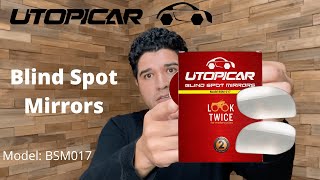 Utopicar Blind Spot Mirrors  How to install them and mistakes to avoid Model BSM017 [upl. by Leahcim]