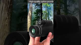 80X100 Hd Monocular Telescope 8000M Long Range Bak4 Prism Telescope withwithout Tripod Phone Clip [upl. by Meeks]