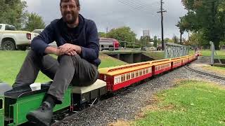 5” Gauge NSW live steam trains 2024 Orange Scale Run [upl. by Htbazile881]