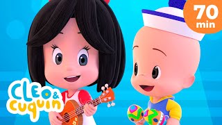 La Bamba and more Nursery Rhymes by Cleo and Cuquin  Children Songs [upl. by Inneg]