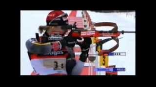 BiathlonWM Antholz 2007 StaffelGold für deutsche Frauen Teil 2 [upl. by Balough]