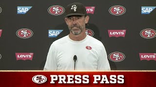 Kyle Shanahan Shares McCaffrey Updates Adjustments Ahead of Week 10  49ers [upl. by Adahs]