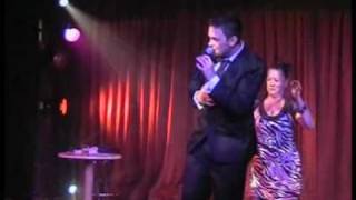 Michael Buble Tribute attack  woman on stage  Hilarious Must see  Rickie Arthur [upl. by Otrebireh631]