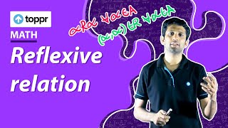 Reflexive relation  Relations and functions  Class 11 Maths [upl. by Dewhurst]