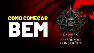 Como COMEÇAR BEM na Temporada 3 de Diablo 4 [upl. by Yeclehc]