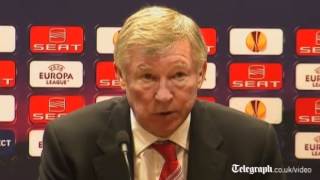 Manchester United manager Sir Alex Ferguson Bilbao can win Europa League [upl. by Kurr]