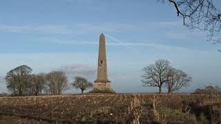 Scary climb up the Viscount Combermere Monument built 1890 Comber Mere Marbury Cheshire England [upl. by Yllime]