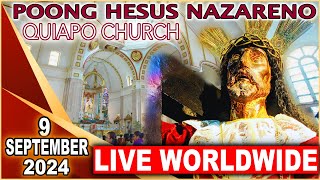 Quiapo Church Live Mass Today  9 September 2024 Monday HEALING MASS [upl. by Selda308]