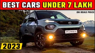 TOP CARS UNDER 7 LAKH in INDIA 2023  Cars in 7 Lakh [upl. by Esilehs]