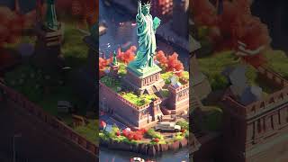 Statue of liberty ka colour ab change ho gaya  How this is possible👀viral factsscience [upl. by Euqnimod]