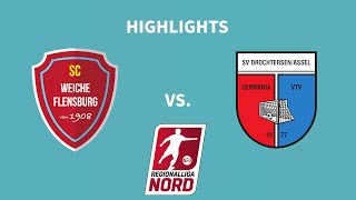 2 Spieltag Regionalliga Nord 2425  SC Weiche Flensburg 08  SV Drochtersen  Assel  Highlights [upl. by Ailemak]