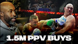 OLEKSANDR USYKTYSON FURY DOES 15M PPV BUYS 😳 [upl. by Atile]