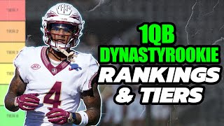 2024 Dynasty Rookie Rankings and Tiers 1QB Gang [upl. by Asilegna]