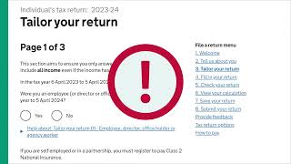 How do I tailor my Self Assessment tax return [upl. by Bergmann]