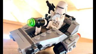 レゴ スライドショー No77 LEGO 75126 レゴ マイクロファイター ファースト・オーダー スノースピーダー Star Wars First Order Snowspeeder [upl. by Adlaremse940]