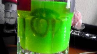 Growing borax crystals with florescent dye [upl. by Jeramie602]