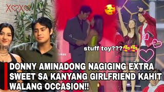 DONNY INAMIN SA KANILANG INTERVIEW NA BINIGYAN NYA SI BELLE NG STUFF TOY  Donbelle Familia [upl. by Seessel]