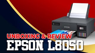 EPSON ECOTANK L8050  UNBOXING REVIEW DAN KOMPARASI [upl. by Ecined73]