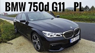 2017 BMW 750d G11 Review PL mini Test Zapowiedź 44 Prezentacja Recenzja PL [upl. by Valiant294]