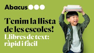 Comprar els llibres de text mai ha estat tan fàcil  Abacus [upl. by Esorbma]