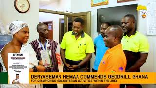 Denyaseman Hemaa Visits GEODRILL Ghana Ltd At Anwiankwanta Site [upl. by Adaiha89]