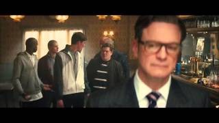 Kingsman The Secret Service Bar Scene [upl. by Ilehs]