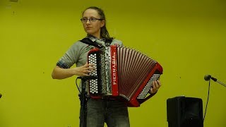 Géraldine JUERY Aumont Aubrac fev 2019 Valse Marche Paso [upl. by Ralina]