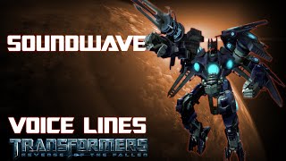 All Soundwave Voice Lines [upl. by Verile]