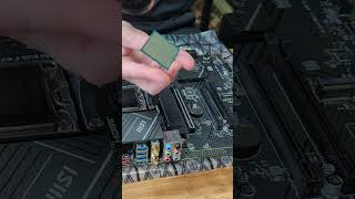 How to Install a Ryzen 7000 Series CPU into AM5 Socket shorts [upl. by Anitsirhc390]