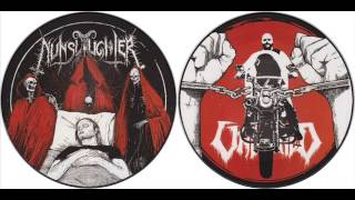 Nunslaughter  Unburied  7quot vinyl split full album [upl. by Dougall]