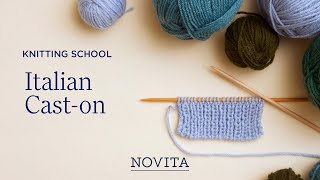 NOVITA KNITTING SCHOOL Italian Caston [upl. by Ignatia]