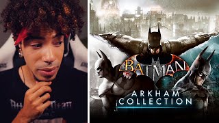 NonBatman Fan Reacts To EVERY Batman Arkham Cinematic Trailers [upl. by Haidabo866]