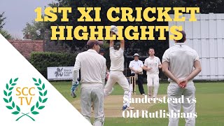 Sanderstead Cricket Club 1st XI vs Old Rutlishians 1st XI highlights rain affected PLUS T’s THREE [upl. by Lantz]