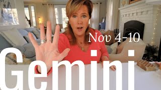 GEMINI  A Catalyst MOMENT  Weekly November 2023 Zodiac Tarot Reading [upl. by Clorinda]