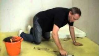 Laying Durabase CI Matting similar to Ditra from Tradetiler [upl. by Zechariah]