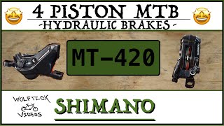 GT Aggressor Pro upgraded to Shimano 4 Piston MT 420 [upl. by Zoller213]