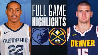 GRIZZLIES at NUGGETS  FULL GAME HIGHLIGHTS  December 28 2023 [upl. by Lonnie]