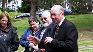 BOB GIBB  Interment of Ashes 91118 [upl. by Lerak]