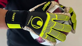 Uhlsport SUPERGRIP FLEX FRAME CARBON Goalkeeper Gloves [upl. by Cedell730]