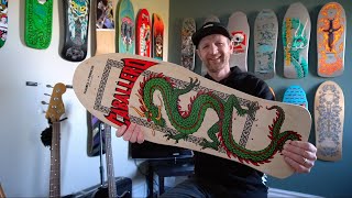 Powell Peralta Steve Caballero Chinese Dragon Reissue Skateboard Deck  Natural  Bones Brigade [upl. by Ythomit576]